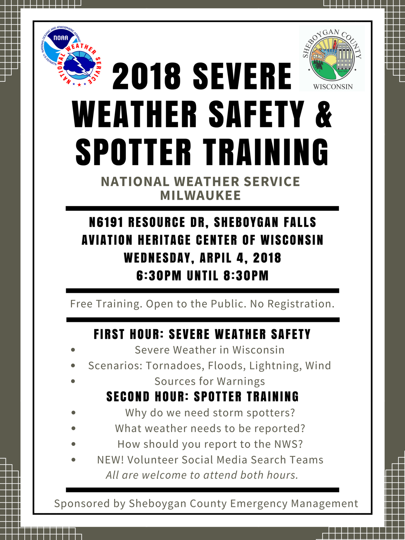 2018SpotterTrainingSheboygan